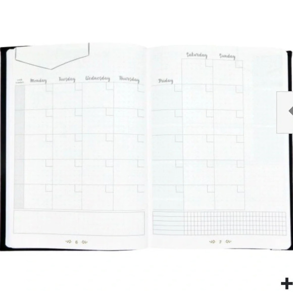 Quo Vadis Life Journal Infinite # 23710 - 6"w x 8 1/4"h Undated Weekly Planner - Picture 4 of 5